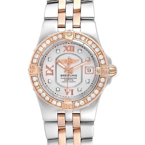 diamond breitling ladies watches|pre owned diamond breitling watches.